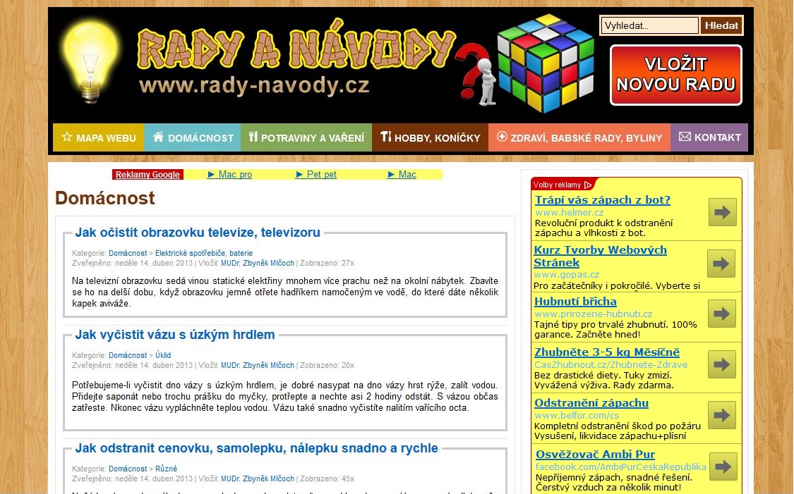 www.rady-navody.cz-rady-tipy-doporuceni-zdravi-domacnost-vareni-zahrada